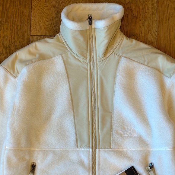 The North Face Sherpa Denali Fleece Zip-Up Funnel Neck Jacket (Gardenia White) - Picture 12 of 16